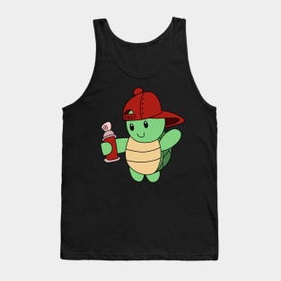 Graffiti Turtle Tank Top